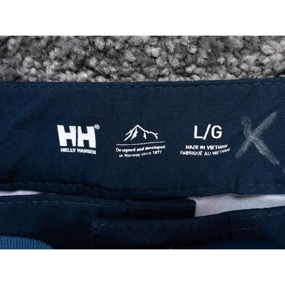 Helly Hansen Board Shorts Mens Large Blue Red Floral Print Belted Beach Surf